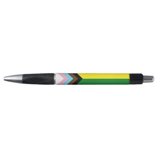 Stylo Drapeau de fierté Progress Pride de SlipperyJoe si (Devant)