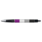 Stylo Drapeau de la fierté asexuelle (Devant)