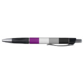 Stylo Drapeau de la fierté asexuelle (Bas)
