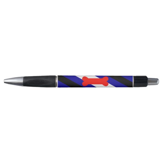 Stylo Drapeau de la fierté de jeu de chiots de SlipperyJ (Devant)