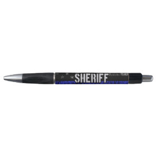 Stylo Drapeau de police du shérif en détresse