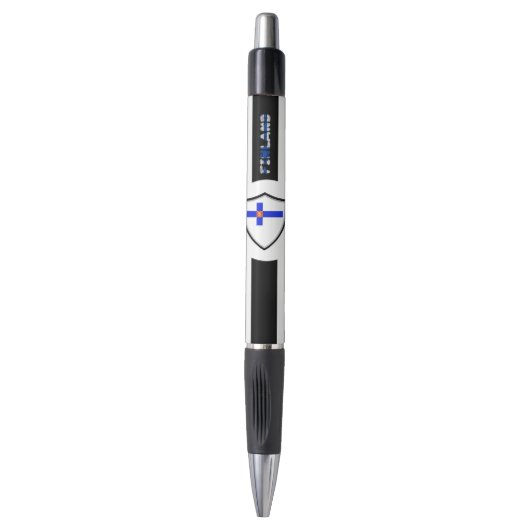 Stylo Drapeau finlandais (Devant (Vertical))