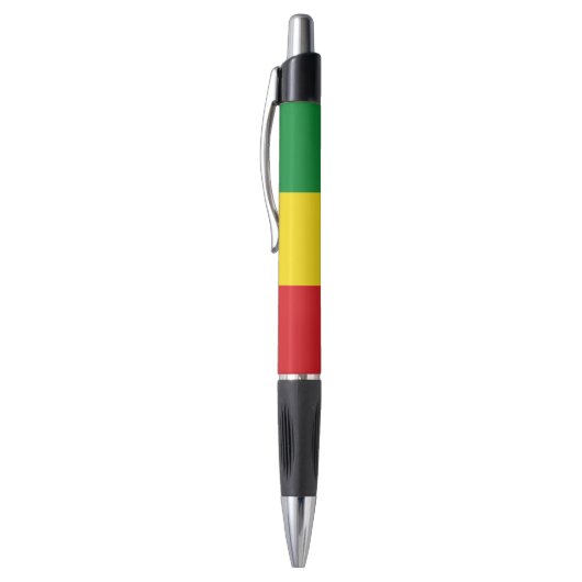 Stylo Drapeau rastafarien Rasta Ethiopie (Haut (Vertical))