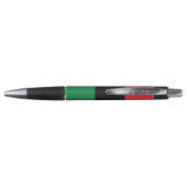 Stylo Drapeau rouge, noir et vert (Dos)