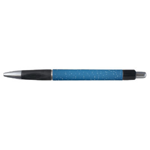 Stylo Eau Bleue Profonde Et Petites Bulles