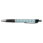 Stylo Écailés de dragon, éventails, vagues, Seigaiha, bl (Bas)