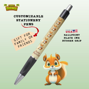 Stylo Écureuil de noix Cute Faune Animal Caractère 🐿