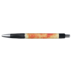 Stylo Effet nuage tempête élégant en orange