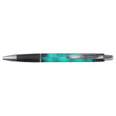 Stylo Effet nuage tempête élégant en vert (Dos)