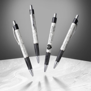 Stylo Élégant 60e anniversaire de Mariage de diamant