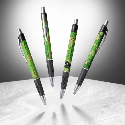 Stylo Élégant 66ème anniversaire de Mariage Titanite