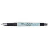 Stylo Élégant décor en papier aquarelle pour enterrement (Devant)