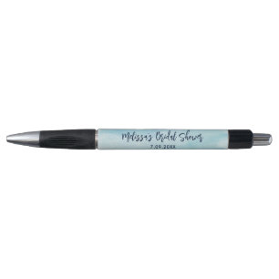 Stylo Élégant décor en papier aquarelle pour la douche d