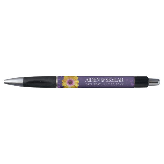 Stylo Elegant Golden Daisy (Devant)