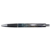 Stylo Elégant Mandala Gold Blue Galaxy (Dos)
