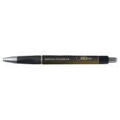 Stylo Élégant Monogramme de Nom en Script avec Dégradé d (Devant)