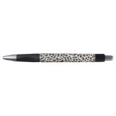 Stylo Élégant Parties scintillant d'or Motif Leopard (Devant)