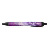 Stylo Élégant Personnalisé En Encre Violette (Bas)