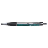 Stylo Élégant script signature Aqua Blue Green Beach (Dos)