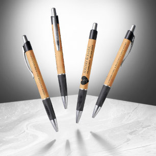 Stylo Élégante 5ème anniversaire de Mariage de bois