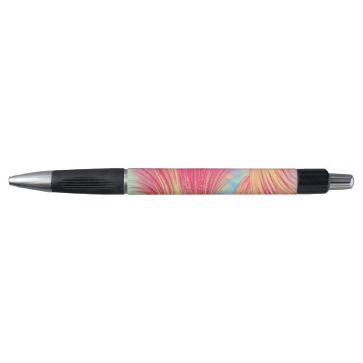 Stylo Elégante couleur jaune rose Abstrait (Devant)