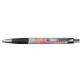 Stylo Elégante couleur jaune rose Abstrait (Dos)