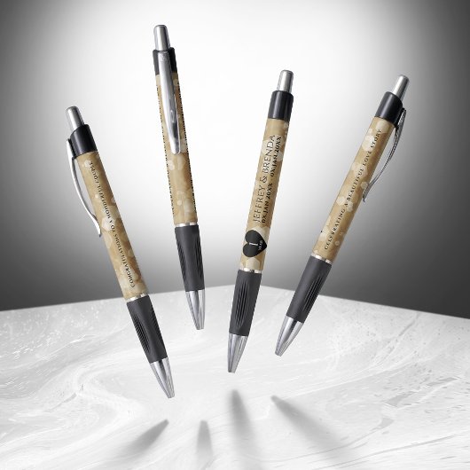 Stylo Élégante fête du 1er anniversaire du Mariage de pa