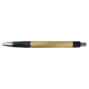 Stylo Élégante œuvre d'art en faux or brossé