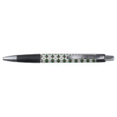 Stylo Emerald Ruby Diamond Gemstone Art Rouge Vert (Dos)
