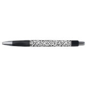 Stylo Empreinte de léopard, Zones Léopard, Noir Et Blanc (Devant)