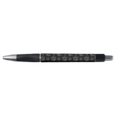 Stylo Empreinte de patte de chien noir (Devant)
