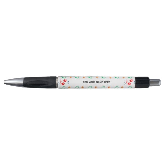 Stylo Empreintes de pattes de CHIENS mignons et COEURS A (Devant)