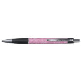 Stylo en cristal rose - Emmy (Dos)