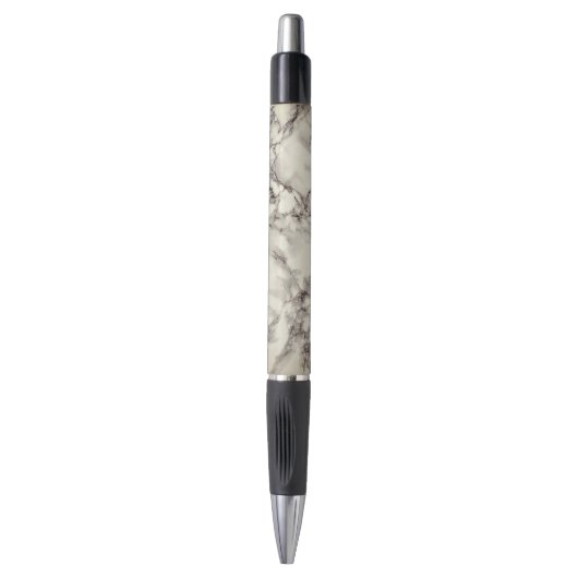 Stylo en pierre de marbre ivoire tendance (Devant (Vertical))