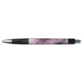 Stylo Encre d'alcool rose et violet Peint Fleur (Devant)