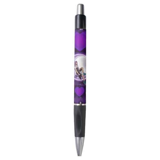 Stylo Enfant de lune violette (Devant (Vertical))