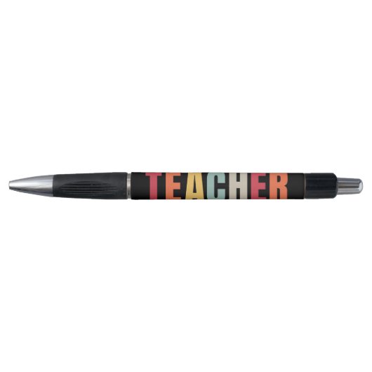 Stylo ENSEIGNANT en lettres colorées (Devant)