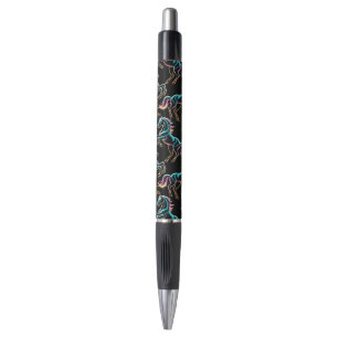 Stylo Enseigne au néon Cheval Style Rétro Glitch