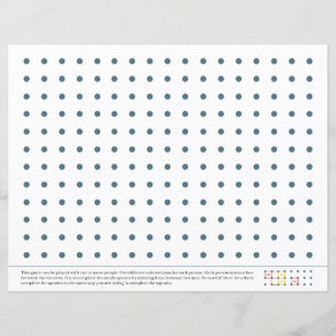 Stylo et points papier Vieux jeu d'école amusant