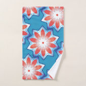 Stylo étoile bleu rouge dix kaléidoscope en doux b (Serviette à main)