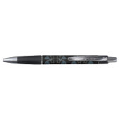 Stylo Éventail Bleu Élégant (Dos)