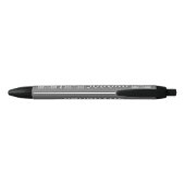 Stylo fait sur commande de monogramme de SUDOKU (Dos)