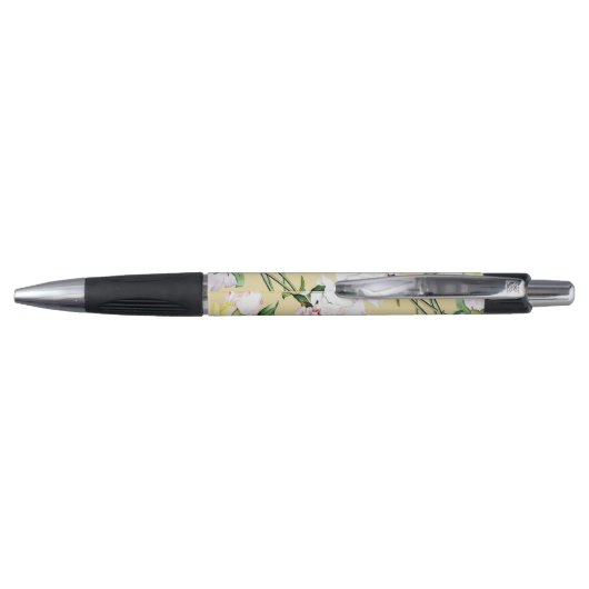 Stylo fait sur commande de pivoines - stylo en (Dos)