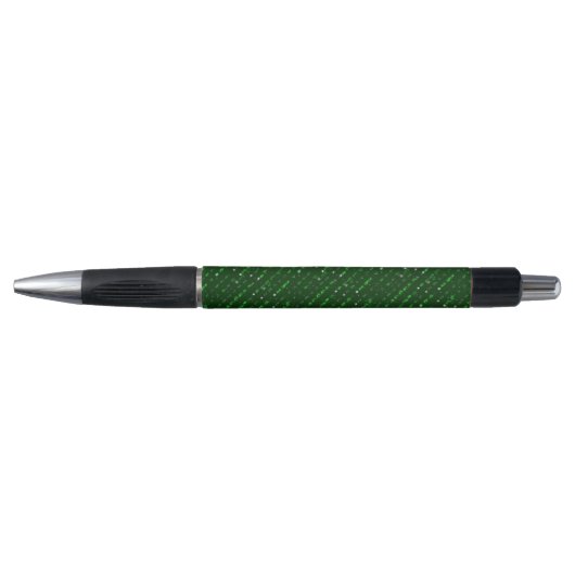 Stylo fait sur commande vert-foncé - stylo en (Devant)