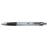 Stylo Faux fond en argent brossé (Dos)