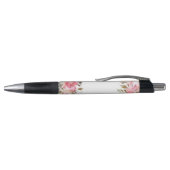Stylo Féminin floral rose nommé de calligraphie (Haut)