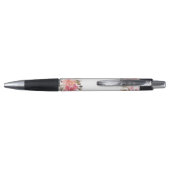 Stylo Féminin floral rose nommé de calligraphie (Dos)
