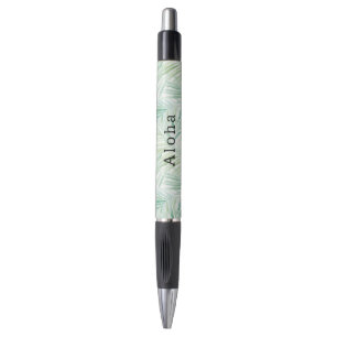 Stylo Feuilles Tropicales Vertes Aloha