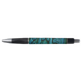 Stylo Feuilles turquoises (Devant)