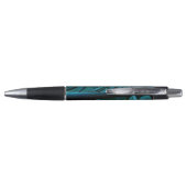 Stylo Feuilles turquoises (Dos)